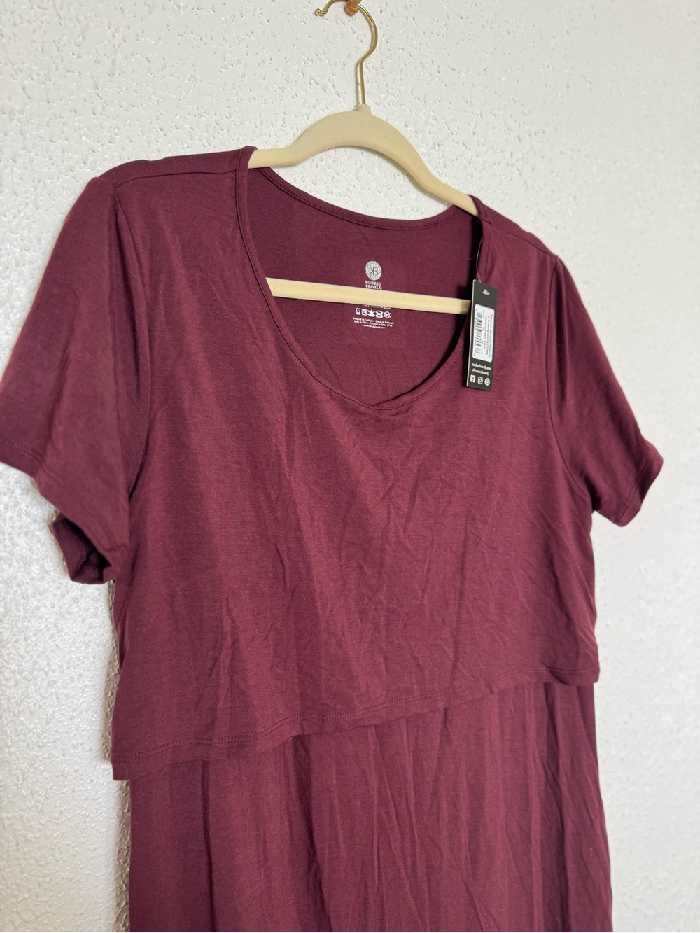 NWT Kindred Bravely Midi Nursing + Maternity Dress - Picture 2 of 4
